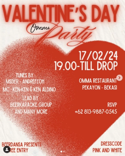 OMMA RESTAURANT BEKASI - Valentine Day’s