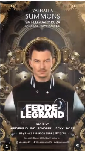 VALHALLA JAKARTA - FEDDE LEGRAND