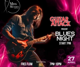 MISS MENDES RESTO JAKARTA  BLUES NIGHT with GUITAR ATTACK