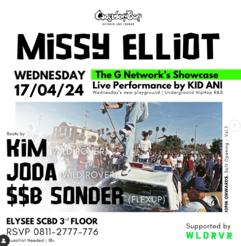 WONDER BAR SCBD - MISSY ELLIOT: VOL.1