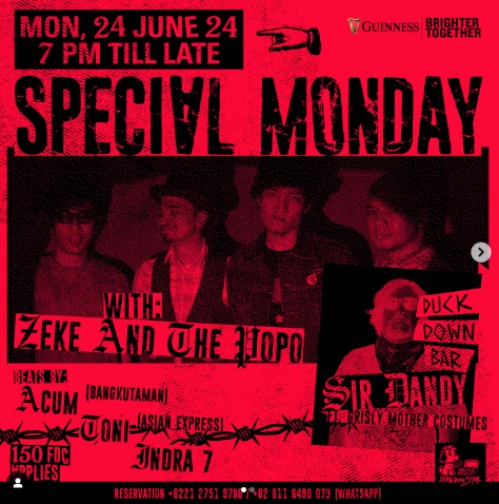 DUCK DOWN JAKARTA - SPECIAL MONDAY