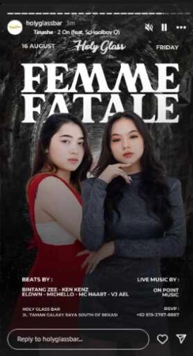 HOLY GLASS BEKASI - FEMME FATALE