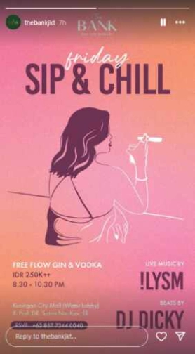 THE BANK KUNINGAN - FRIDAY SIP & CHILL