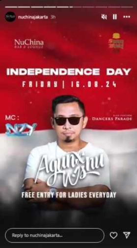 NU CHINA JAKARTA - INDEPENDENCE DAY