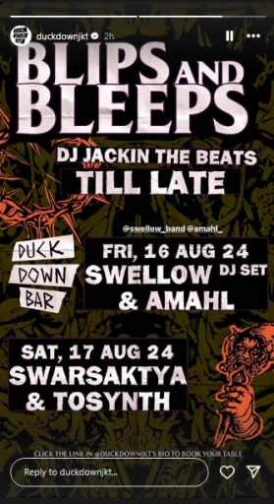 DUCK DOWN JAKARTA - BLIPS & BLEEPS