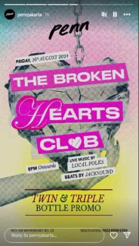 PENN KEBAYORAN BARU - THE BROKEN HEART CLUB