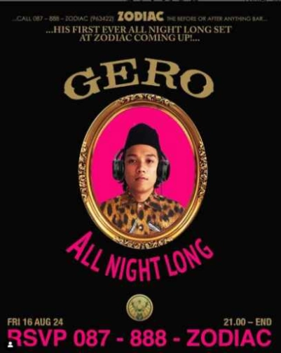 ZODIAC JAKATA - GERO : ALL NIGHT LONG