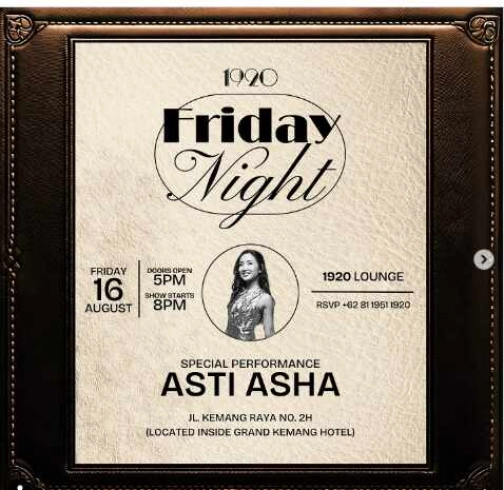 1920 LOUNGE JAKARTA - FRIDAY NIGHT