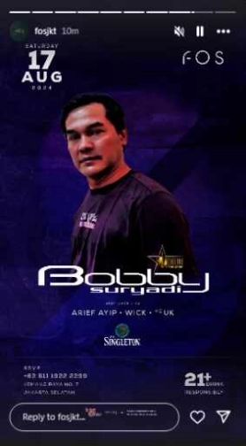 FOS JAKARTA - BOBBY SURYADI