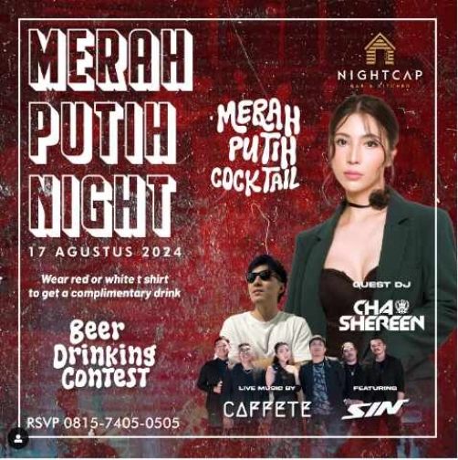 NIGHTCAP JAKARTA - MERH PUTIH NIGHT