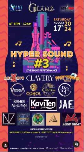 GLAMZ ANTASARI CILANDAK - HYPER SOUND LIVE BAND PERFORMANCE Vol.3