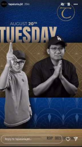 TAPALUNIA JAKARTA - TUESDAY