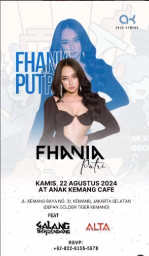 ANAK KEMANG CAFE JAKARTA - FHANIA PUTRI