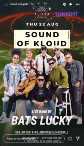 KLOUD SKY DINING & LOUNGE JAKARTA - THURSDAY