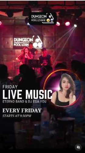 DUNGEON POOL LOUNGE JAKARTA - FRIDAY LIVE MUSIC