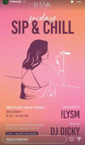 THE BANK KUNINGAN - FRIDAY SIP & CHILL