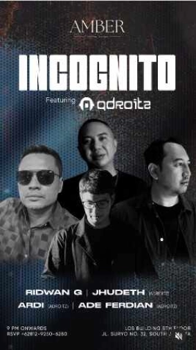 AMBER ROOFTOP LOUNGE JAKARTA - INCOGNITO