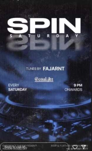 COAL JAKARTA - SPIN SATURDAY