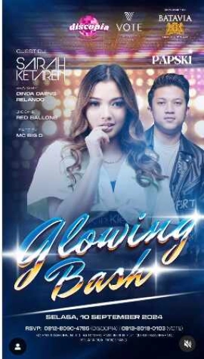 VOTE BAR JAKARTA - GLOWING BASH