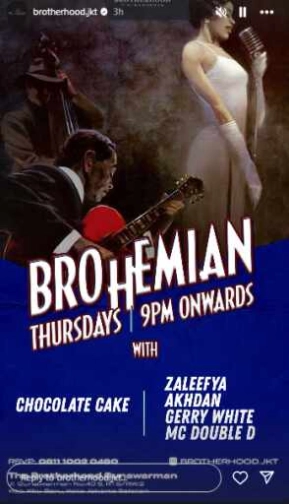 THE BROTHERHOOD JAKARTA - THE BROHEMIAN THURSDAY