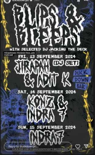 DUCK DOWN JAKARTA - BLIPS & BLEEPS