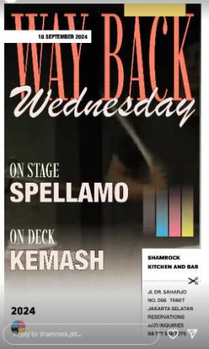 SHAMROCK JAKARTA - WAY BACK WEDNESDAY