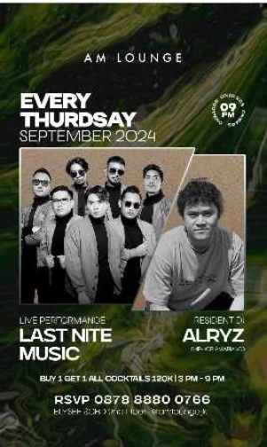 AM LOUNGE JAKARTA - THURSDAY