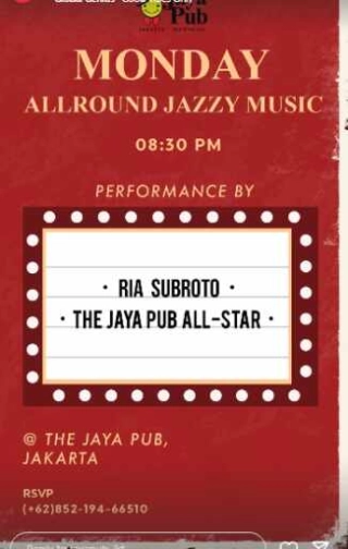 JAYA PUB JAKARTA - MONDAY