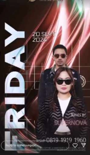 CRANE LOUNGE JAKARTA - FRIDAY