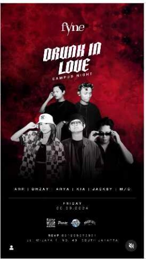 FYNE JAKARTA JAKARTA - DRUNK IN LOVE