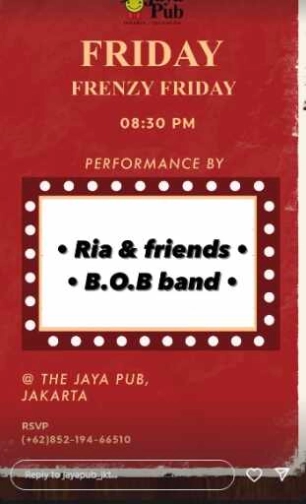 JAYA PUB JAKARTA - FRIDAY