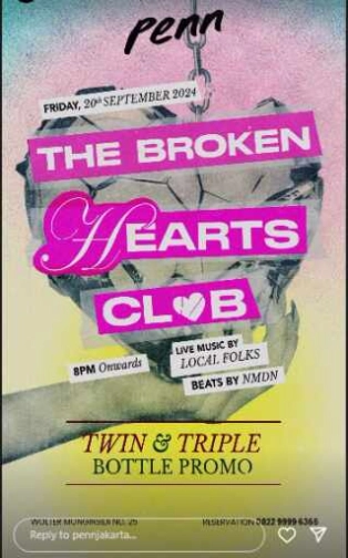 PENN KEBAYORAN BARU - THE BROKEN HEART CLUB