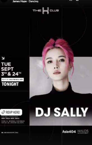 THE H CLUB SCBD JAKARTA - DJ SALLY