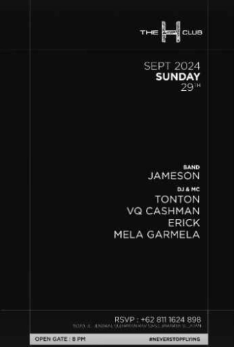 THE H CLUB JAKARTA -SUNDAY