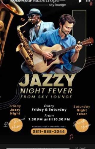 THE ZOETROPE SKYLOUNGE - JAZZY NIGHT FEVER