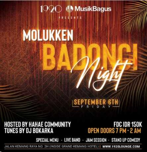 1920 LOUNGE JAKARTA - BADONCI NIGHT