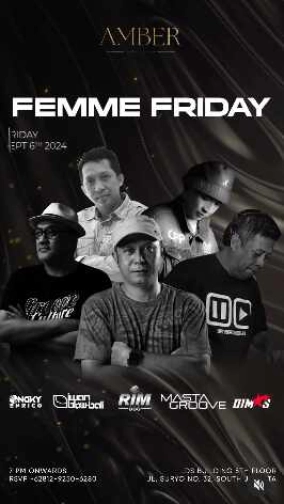 AMBER ROOFTOP LOUNGE JAKARTA - FEMME FRIDAY