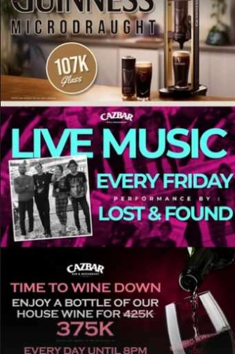 CAZBAR KUNINGAN JAKARTA - FRIDAY