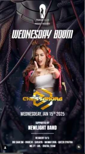 EMPORIUM TEASE CLUB JAKARTA - WEDNESDAY BOOM