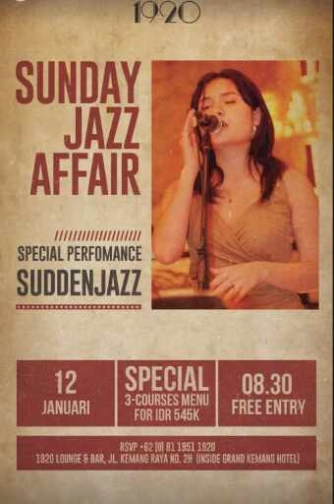 1920 LOUNGE KEMANG - SUNDAY JAZZ AFFAIR