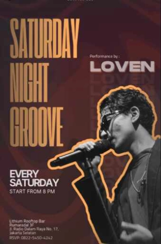 LITHIUM ROOFTOP JAKARTA - SATURDAY NIGHT GROOVE