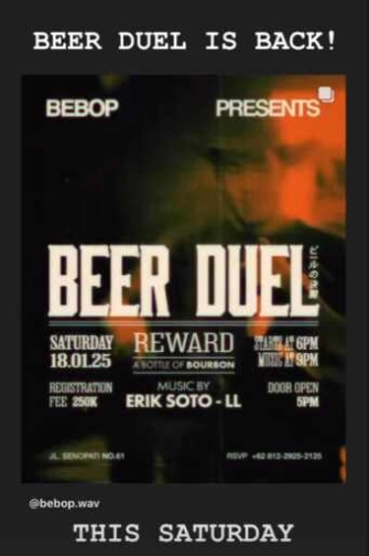 BEBOP JAKARTA - BEER DUEL