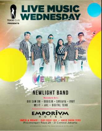 EMPORIUM TEASE CLUB JAKARTA - LIVE MUSIC WEDNESDAY