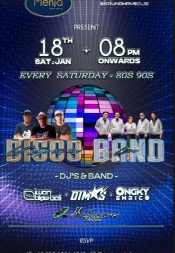 MENJA RESTO & LOUNGE JAKARTA - DISCO BAND