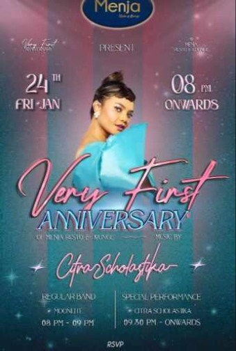 MENJA RESTO & LOUNGE JAKARTA - VERY FIRST ANNIVERSARY