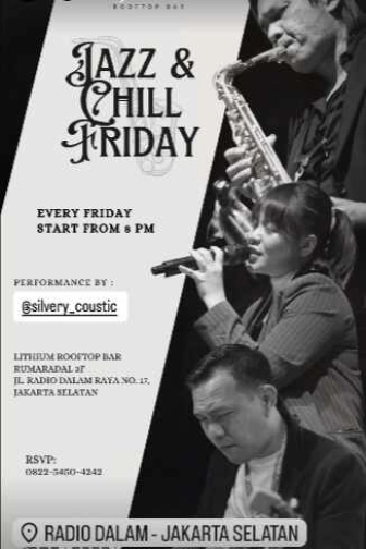 LITHIUM ROOFTOP JAKARTA - JAZZ & CHILL FRIDAY