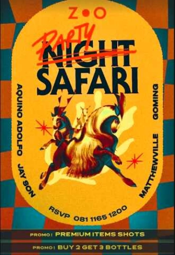 ZOO SCBD JAKARTA - NIGHT PARTY SAFARI