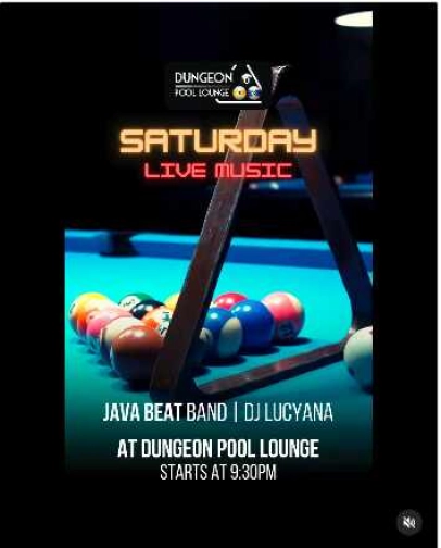 DUNGEON POOL LOUNGE KEMANG JAKARTA - SATURDAY LIVE MUSIC