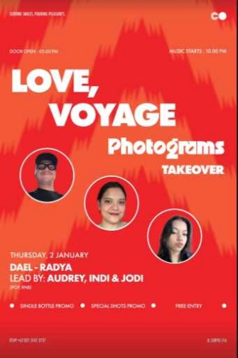 CONTINENT JAKARTA - LOVE, VOYAGE PHOTOGRAMS TAKEOVER