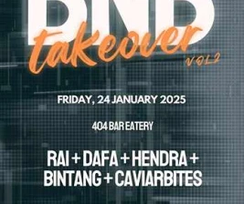 404 BOTTLE EATERY JAKARTA  BNB TAKEOVER VOL2